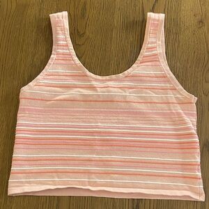 Pink & orange tank top